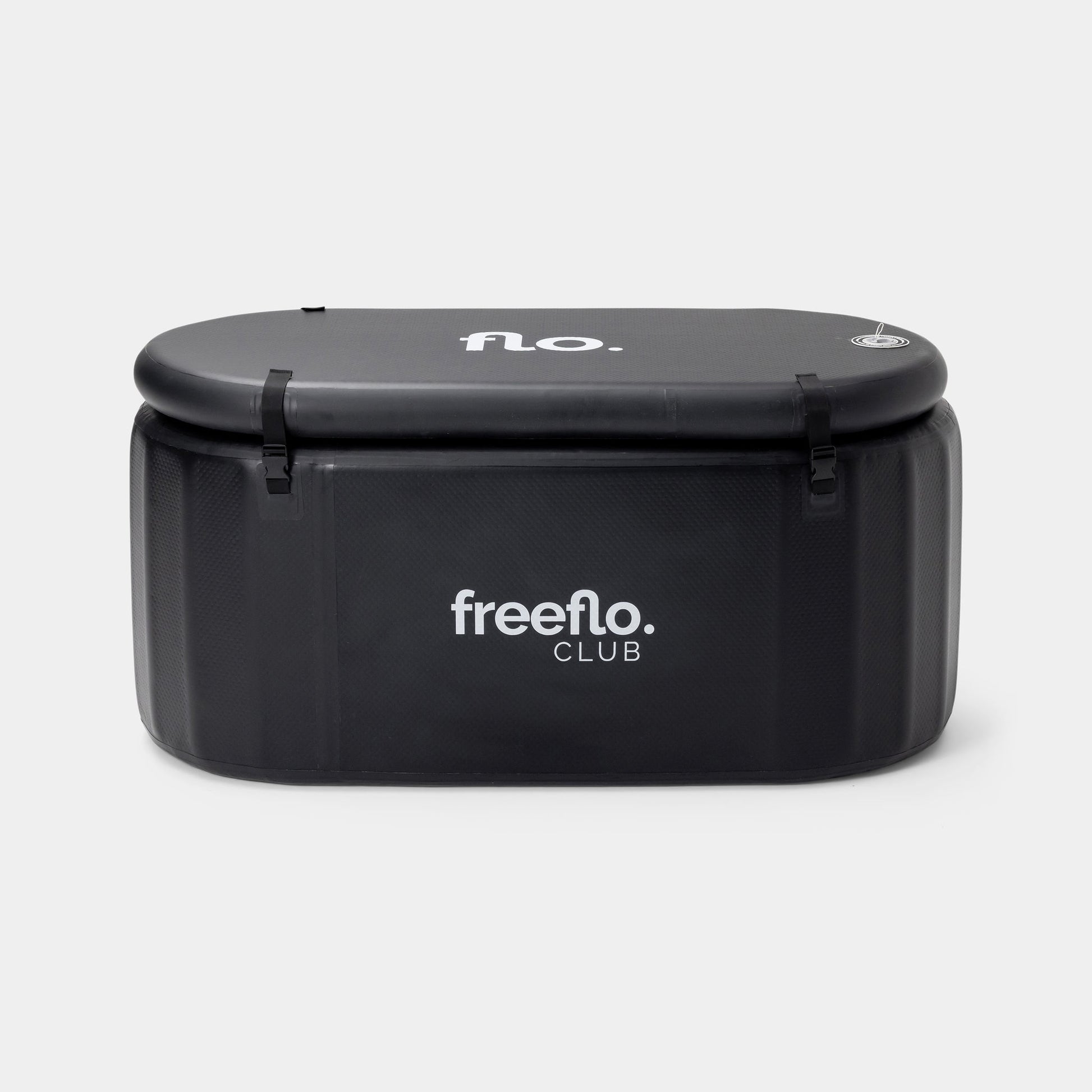 Flo Axis Ice Bath front view with lid