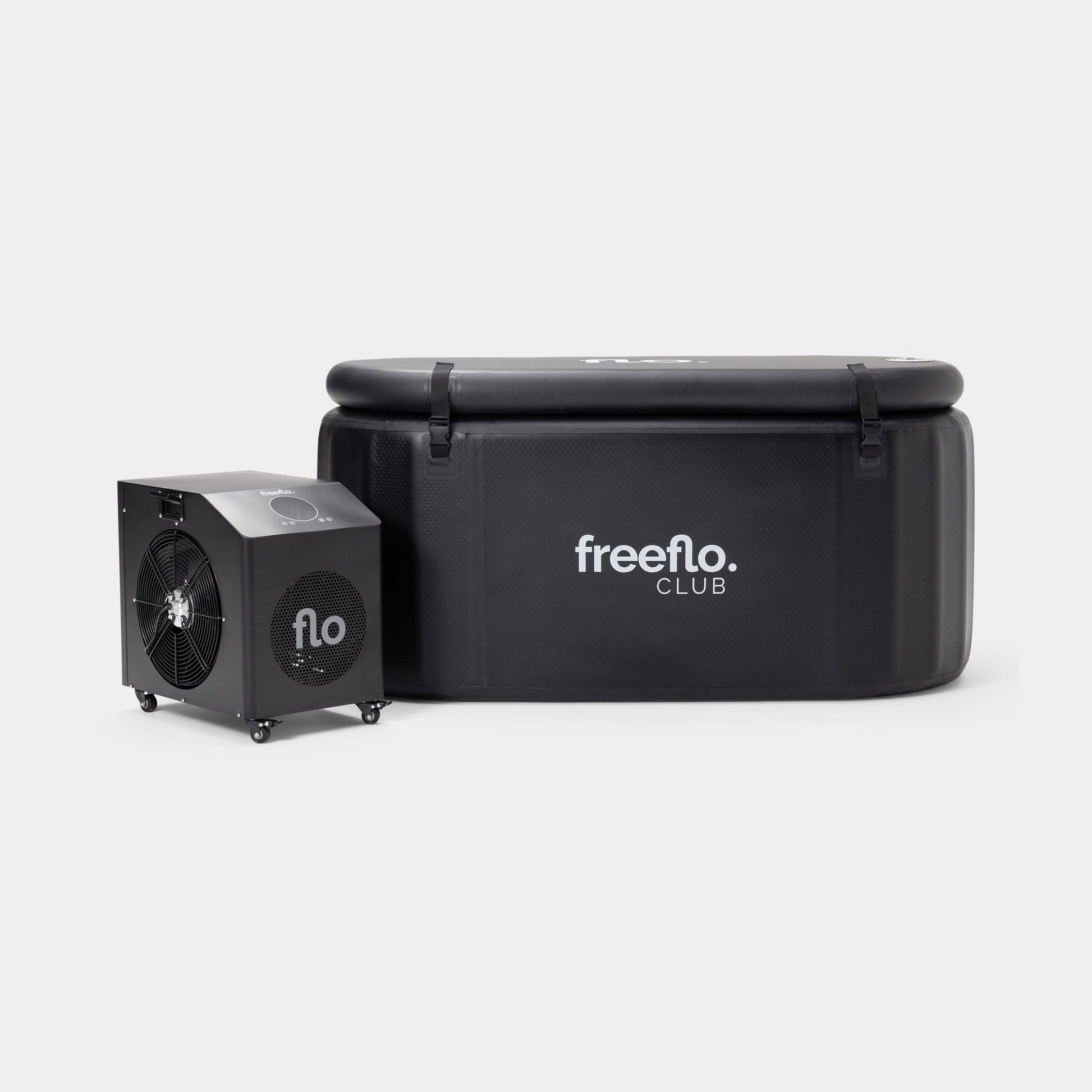 Flo Axis Ice Bath paired with Flo Max Chiller